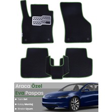 Guerrino Tesla Model 3 (2021-2025) Uyumlu Eva Paspas Tam Set–oto Paspas,araca Özel,kolay Montaj