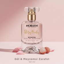 Norayn By Daevon Rosy Fruity Kadın Parfüm 50 ml Edp – Gül & Meyvemsi Çiçeksi Koku, Yoğun ve Baştan Çıkarıcı Feminen Imza