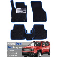 Guerrino Jeep Renegade (2014-2020) Uyumlu Eva Paspas Tam Set–araca Özel,kolay Montaj,su Geçirmez