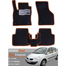 Guerrino Renault Scenic 2 (2002-2009) Uyumlu Eva Paspas Tam Set–oto Paspas,araca Özel,kolay Montaj