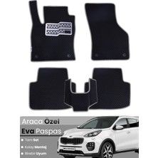 Guerrino Kia Sportage (2015-2021) Uyumlu Eva Paspas Tam Set–araca Özel,kolay Montaj,su Geçirmez