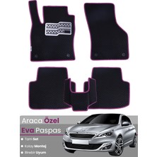 Guerrino Peugeot 308 (2007-2012) Uyumlu Eva Paspas Tam Set–araca Özel,oto Paspas,kolay Montaj