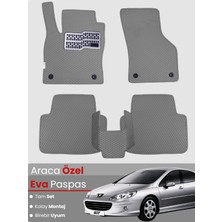 Guerrino Peugeot 407 Sedan (2004-2010) Uyumlu Eva Paspas Tam Set–araca Özel,oto Paspas,kolay Montaj