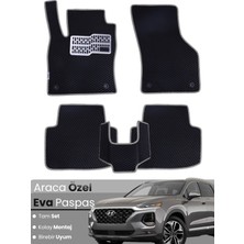 Guerrino Hyundai Santafe (2018-2023) Uyumlu Eva Paspas Tam Set–araca Özel,kolay Montaj,su Geçirmez