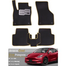 Guerrino Tesla Model Y (2019-2024) Uyumlu Eva Paspas Tam Set–oto Paspas,araca Özel,kolay Montaj