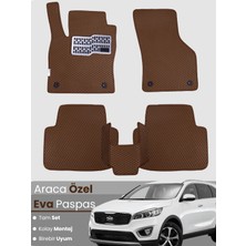 Guerrino Kia Sorento 5 Kişilik (2015-2021) Uyumlu Eva Paspas Tam Set–araca Özel,kolay Montaj,su Geçirmez