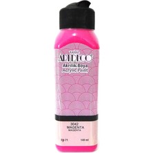 Artdeco Akrilik Boya 140 ml Magenta Renk 3042 Modeli ile Sanatsal Yaratıcılığınızı Geliştirin