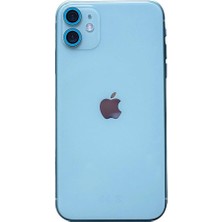 Genel Tedarik iPhone 11 Neon Fosforlu Kamera Lens - MAVI-(5796) - EMTHBA1056-8677