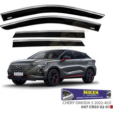 Cam Rüzgarlığı Niken Kromlu Chery Omoda 5 2022 Sonrası 4lü