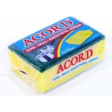 Acord 1 Adet Jumbo Boy Endüstriyel Çok Amaçlı Bulaşık Süngeri  13X8X4 cm