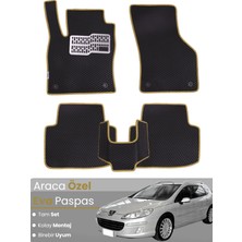 Guerrino Peugeot 407 Station Wagon (2004-2010) Uyumlu Eva Paspas Tam Set–araca Özel,oto Paspas