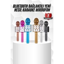 Genel Tedarik Karaoke Mikrofon Bluetooth Bağlantılı Aux Girişli Uzun Pil Ömrü Yüksek Ses Ka - EMTHBA5141-5