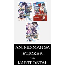 Athica Yayınları Kılıç Olarak Yeniden Doğdum 1-2-3 Manga Seti (3 Kitap) / Anime-Manga Sticker ve Kartpostal Hediye