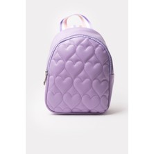 İcone Bag Kız Çocuk Kalp Nakışlı Orta Boy Sırt Çantası