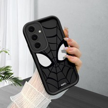 Hontinga Samsung Galaxy S24 Ultra S24 Plus S24 Fe 5g Uyumlu Telefon Kılıfı Düşüme Önleyici Basitlik Anti Düşme Kamera Korumali Spider Man Darbe Önleyici Siyah Desen Ince Yumuşak Silikon Telefon Kılıfı K2-0053