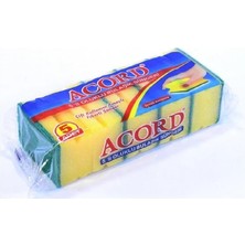 Acord Bulaşık Süngeri Oluklu 5 Li K.521 0206
