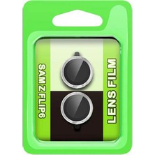 Egecen Samsung Galaxy Z Flip 6 Raze Metal Kamera Lens - GÜMÜŞ-(5796) - ECR1427-4907