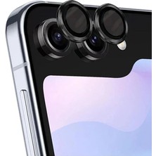 Feifei Samsung Galaxy Z Flip 5 Valdez Metal Kamera Lens - SIYAH-(5796) - VOANFD7914-1693