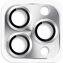 Genel Tedarik iPhone 16 Pro Max Pers Alüminyum Kamera Lens - GÜMÜŞ-(5796) - EMTHBA3496-9040