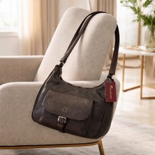 Dezmond Linea Kahve Kadın Omuz Askılı Çanta 702