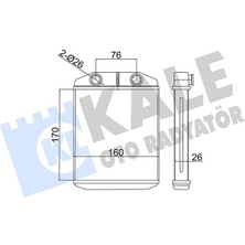 Kale 355110 Kalorifer Radyatörü Renault Clıo Iv 12 > Captur Al-Pl-Brz 271151577R