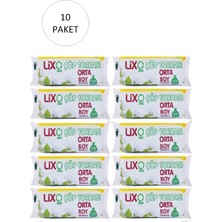 Lixo Orta Boy Çöp Torbası 55 x 60 cm 20 Li Rulo x 10 Paket = 200 Adet (Mavi)