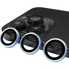 Genel Tedarik iPhone 13 Pro Max Raze Metal Kamera Lens - MAVI-(5796) - EMTHBA3850-4727