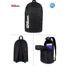 Wilson Lisanslı Unisex Su Geçirmez Spor Günlük Orta Okul Lise Sırt Okul Çantası