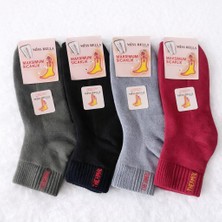 A&D Handmade Miss Bella Thermal Özel Dikiş Çorap (4lü Paket)