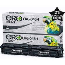 Ero Print 046HBK / Canon i-SENSYS MF735Cx Çipli Siyah Muadil Toner - 2'li Avantaj Paket