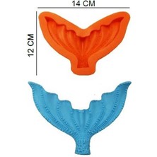 Pozitif Silikon Kalıp Deniz Kızı Kuyruğu HG-070