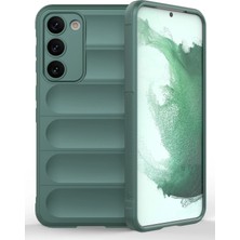 Zemira Newface Samsung Galaxy S23 Plus Kılıf Optimum Silikon - Koyu Yeşil