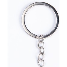 Orhan Çanta 50 Adet Zincirli Anahtarlık Halkası Amigurumi Makrome Anahtarlık