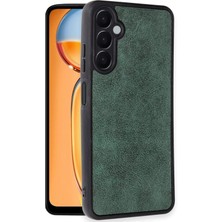 Zemira Newface Samsung Galaxy A36 Kılıf Aras Deri Kapak - Koyu Yeşil