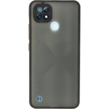 Zemira Newface Realme C21 Kılıf Montreal Silikon Kapak - Siyah
