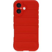 Zemira Newface Iphone 16 Kılıf Optimum Silikon - Kırmızı