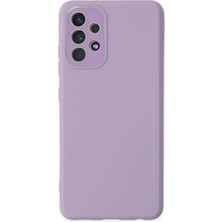 Zemira Newface Samsung Galaxy A53 5g Kılıf Lansman Glass Kapak - Lila