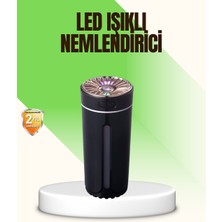 Zemira LED Işıklı Aromaterapi Hava Nemlendirici Ultrasonik Sessiz Nem Ayarı