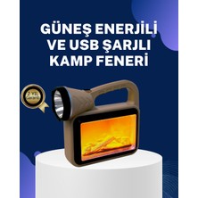 Zemira Solar Alev Lambası – Kamp, Bahçe ve Dış Mekan Için