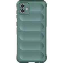 Zemira Newface Samsung Galaxy A06 Kılıf Optimum Silikon - Koyu Yeşil