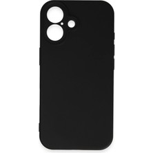 Zemira Newface Iphone 16 Plus Kılıf First Silikon - Siyah