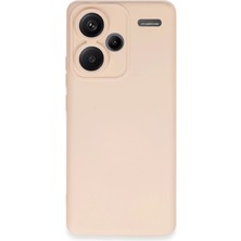 Zemira Newface Xiaomi Redmi Note 13 Pro Plus Kılıf Nano Içi Kadife Silikon - Pudra