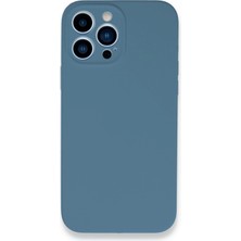Zemira Newface Iphone 13 Pro Max Kılıf Lansman Legant Silikon - Açık Mavi