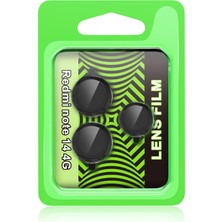 Zemira Newface Xiaomi Redmi Note 14 4g Raze Metal Kamera Lens - Siyah