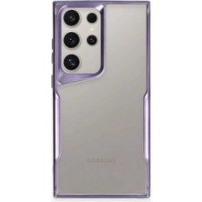 Zemira Newface Samsung Galaxy S25 Ultra Kılıf Boyi Silikon Kapak - Derin Mor