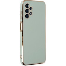 Zemira Newface Samsung Galaxy A13 4g Kılıf Volet Silikon - Açık Yeşil