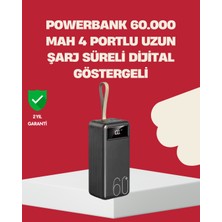 Zemira LED Ekranlı Çok Fonksiyonlu Taşınabilir Şarj Ünitesi Powerbank