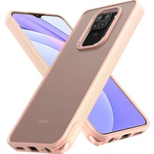 Zemira Newface Xiaomi Redmi Note 9 Kılıf Elegant Kapak - Pudra