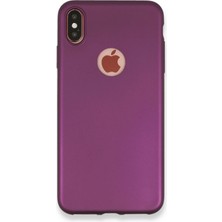 Zemira Newface Iphone Xs Max Kılıf First Silikon - Mürdüm