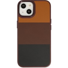 Zemira Newface Iphone 14 Plus Kılıf King Kapak - Bordo-Siyah